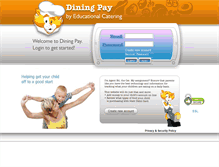 Tablet Screenshot of diningpay.com